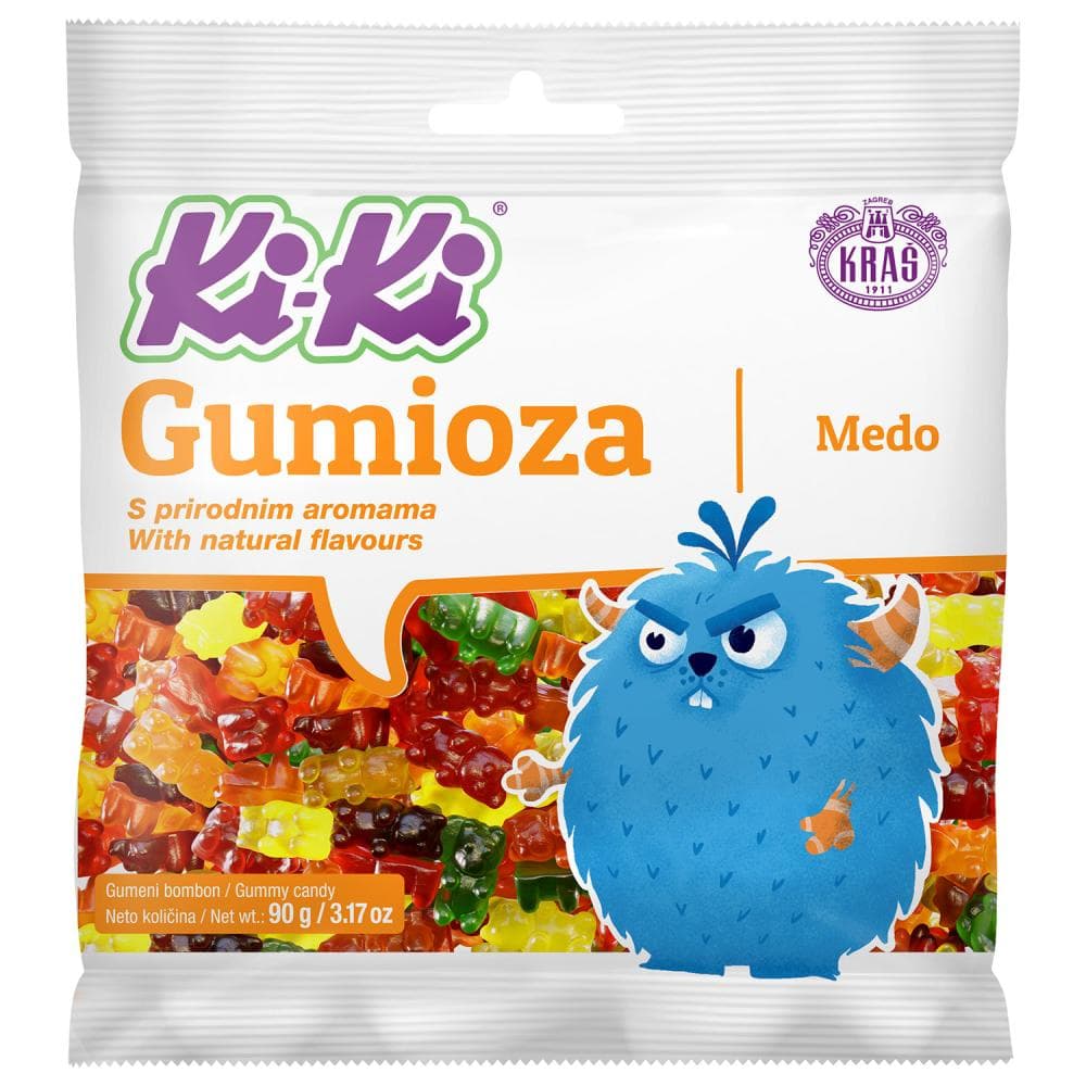 Ki-Ki gumeni bombon Duo medo 90 g Akcija u trgovini Gavranović