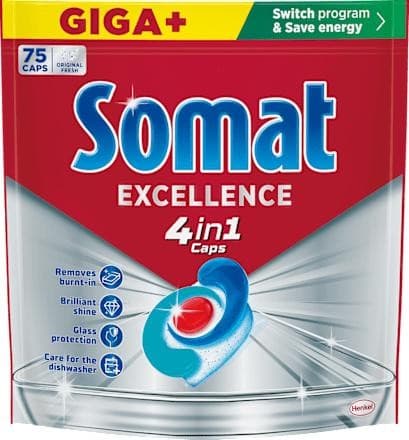 Somat Deterdžent za strojno pranje posuđa 150 kom Akcija u trgovini Tommy
