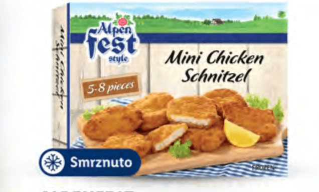 Alpenfest mini pohani odrezak od piletine 500 g Akcija u trgovini Lidl