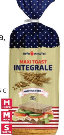Tvojih 5 minuta tost 750 g Akcija u trgovini Tommy
