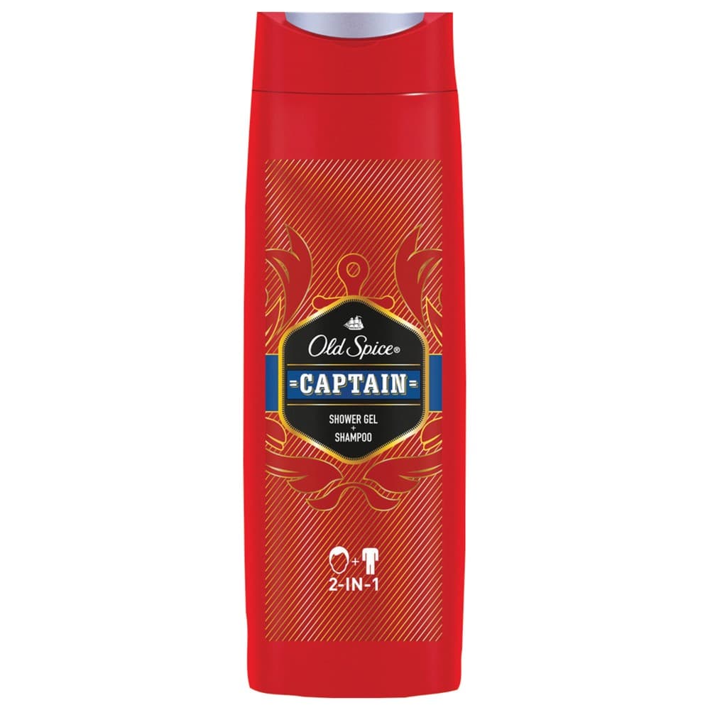 Old Spice Shampoo and shower gel whitewater/captain 400 ml Akcija u trgovini Pivac