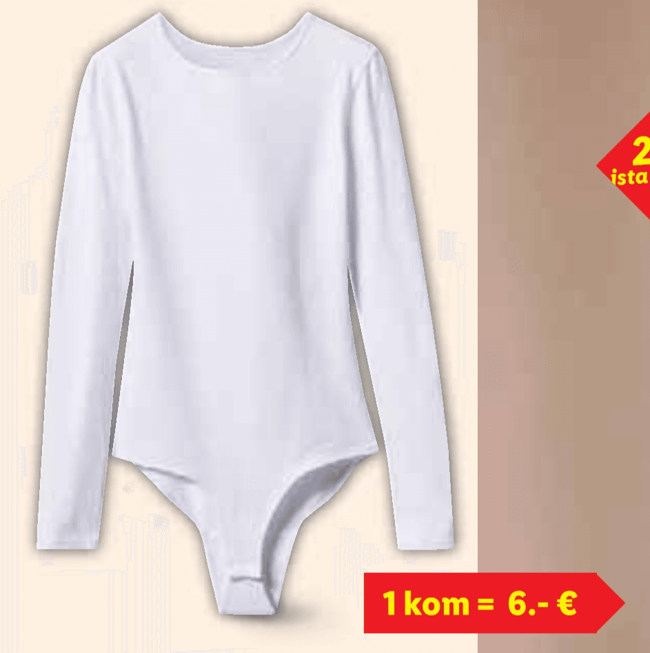 Esmara Bodiji 2 kom Akcija u trgovini Lidl