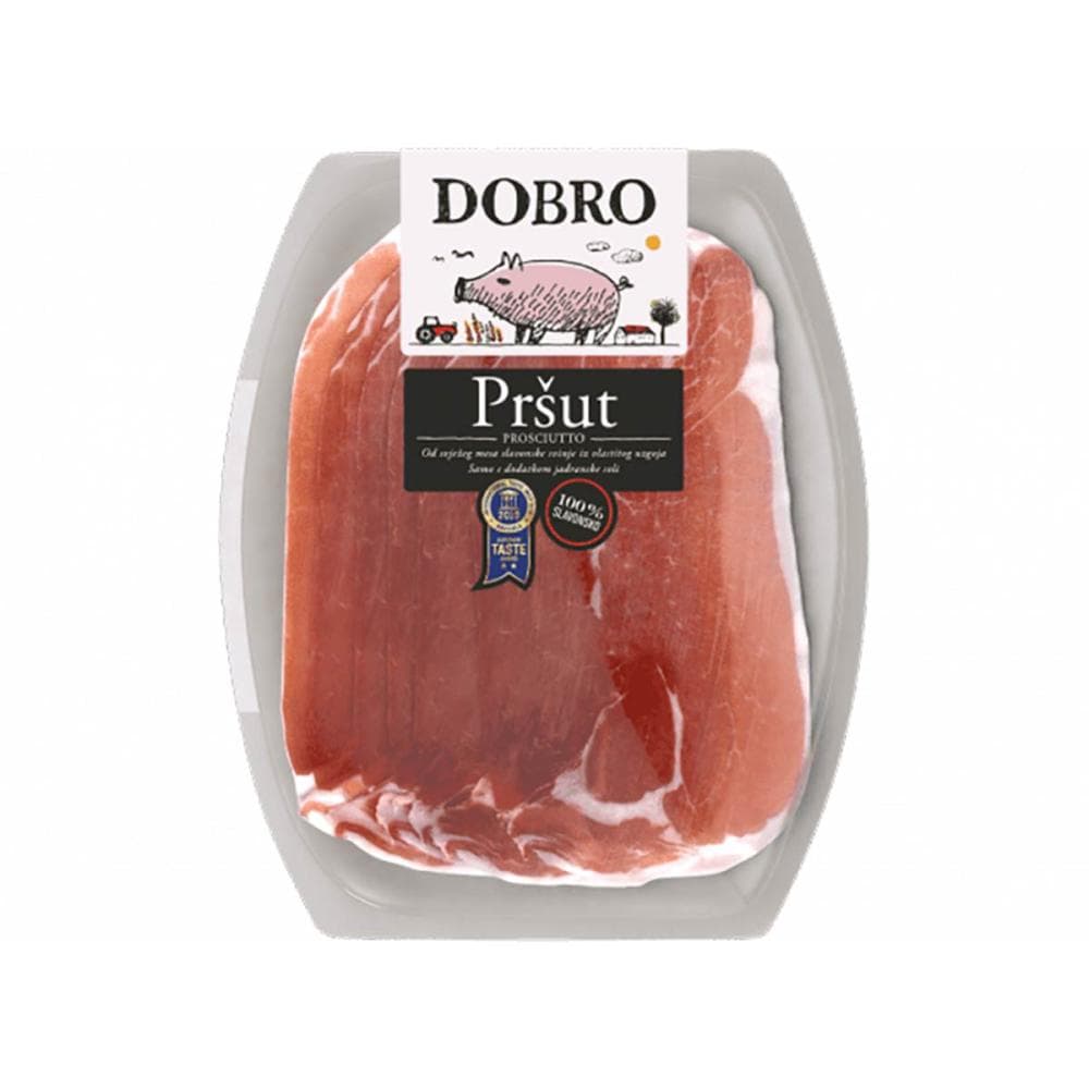 Dobro Pršut narezak 90 g Akcija u trgovini Studenac