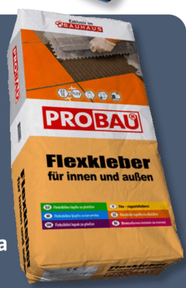 Ljepilo za pločice 25 kg PROBAU Akcija u trgovini Bauhaus