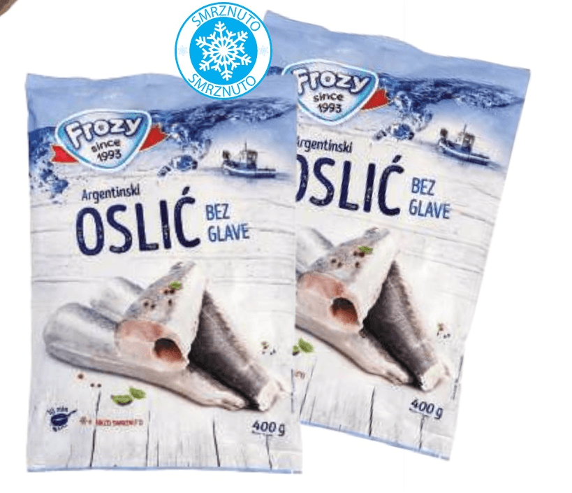 Frozy Oslić bez glave 400 g Akcija u trgovini Tommy