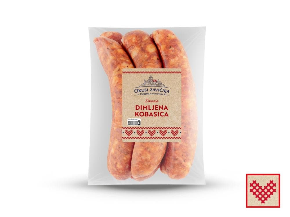 Okusi zavičaja domaća dimljena kobasica 540 g Akcija u trgovini Lidl