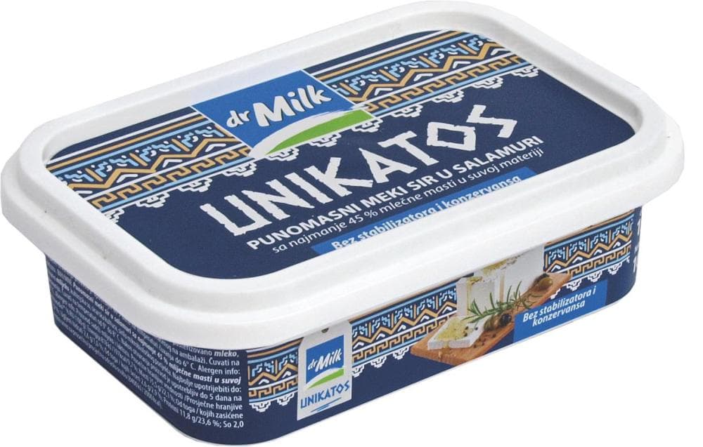 Dr Milk Unikatos meki sir 165g Akcija u trgovini Pivac