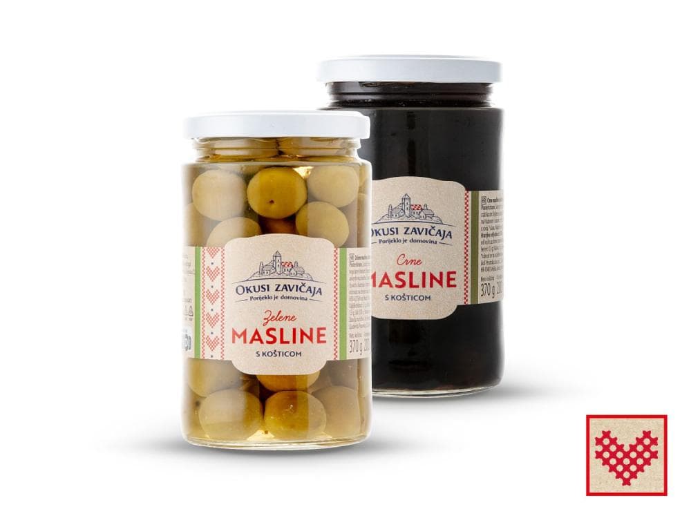 Okusi zavičaja Domaće masline s košticama 200 g Akcija u trgovini Lidl
