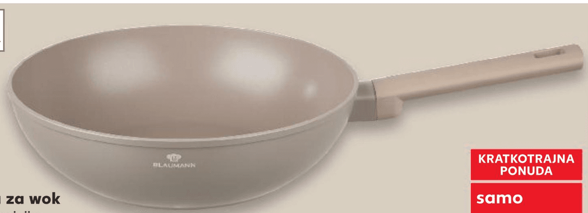 Blaumann tava za wok 28 cm Akcija u trgovini Kaufland
