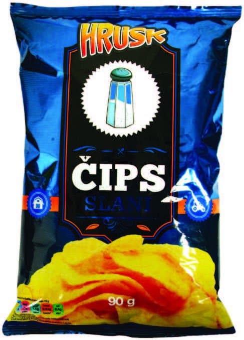 Čips Hrusk paprika 90 g Akcija u trgovini Bakmaz