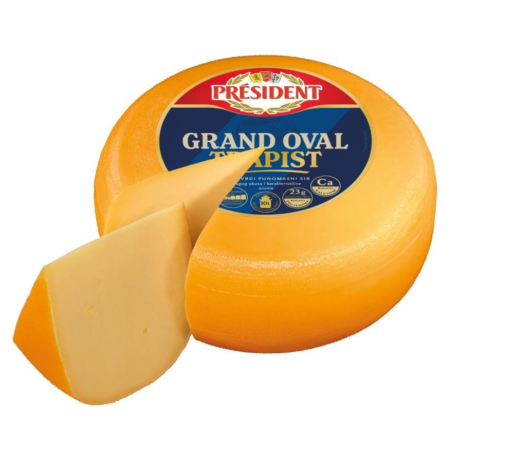 President Grand Oval Trapist sir Akcija u trgovini Djelo