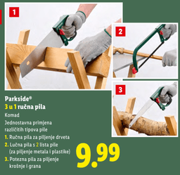 Parkside 3 u 1 ručna pila