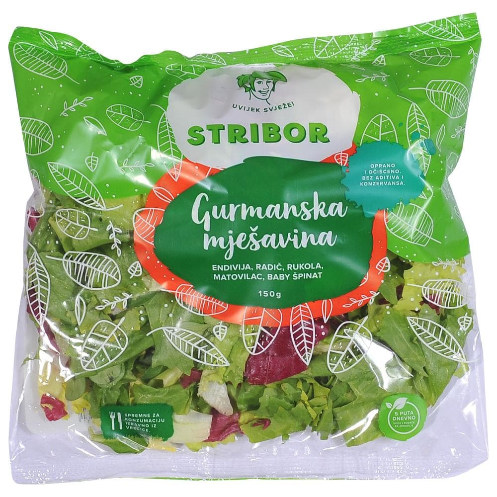 Stribor gurmanska mješavina salata 150 g Akcija u trgovini KTC
