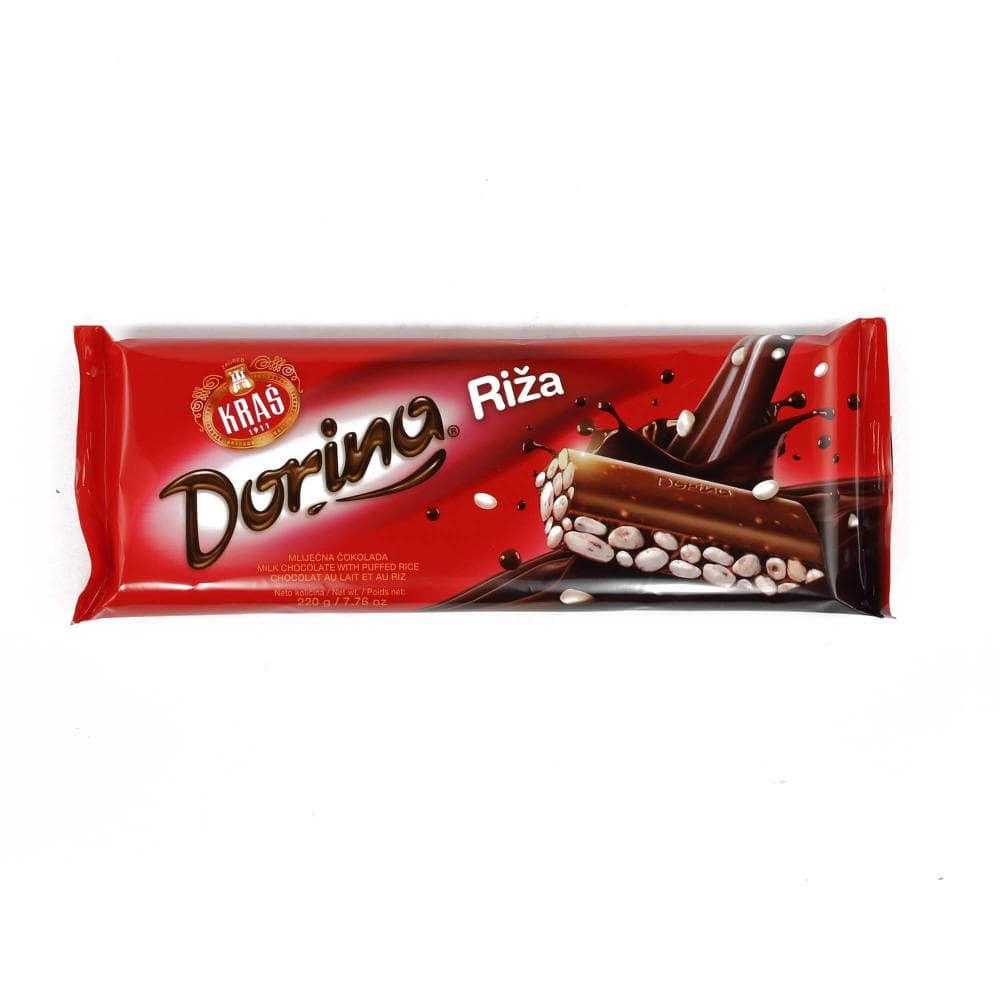 Čokolada Dorina Riža 220 g Akcija u trgovini Boso