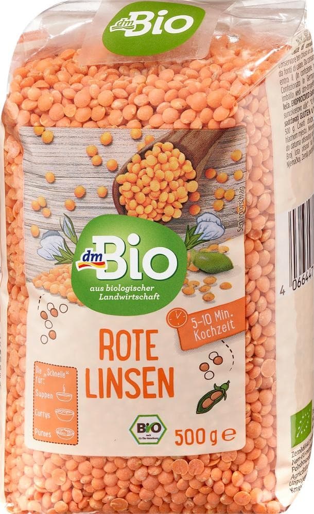 dmBio crvena leća 500 g Akcija u trgovini Dm
