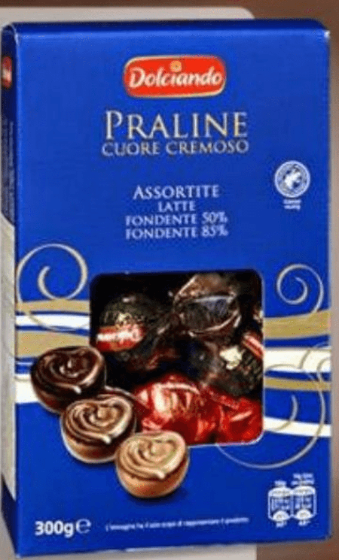 Praline Cuore Mix Dolciando 300 g Akcija u trgovini Eurospin