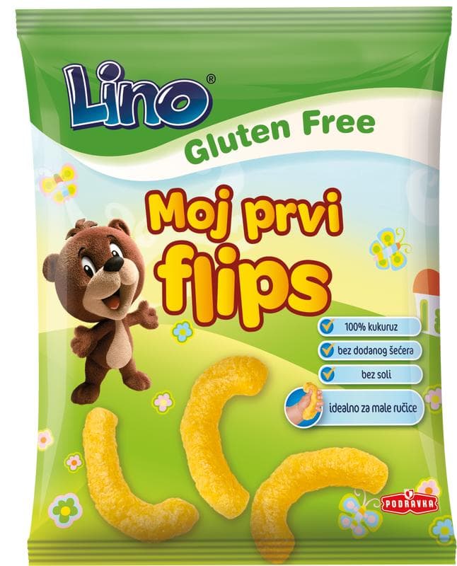 Lino Baby flips 25 g Podravka Akcija u trgovini Tommy
