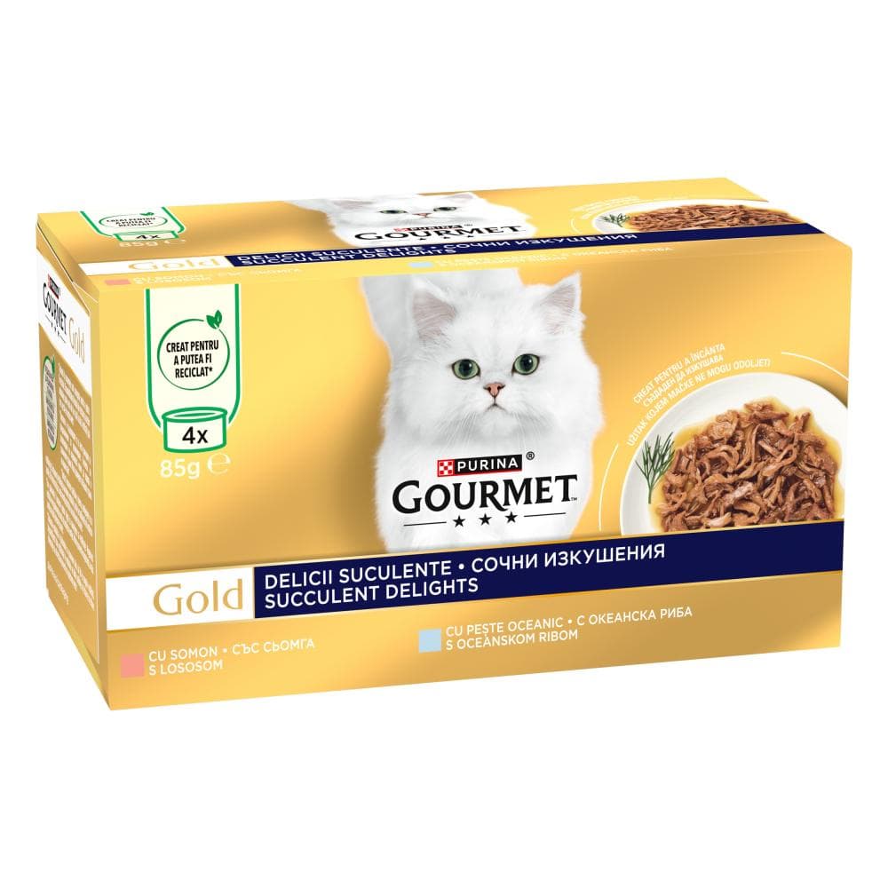 Gourmet Gold Succulent Delights 4x85 g Akcija u trgovini Zoo City