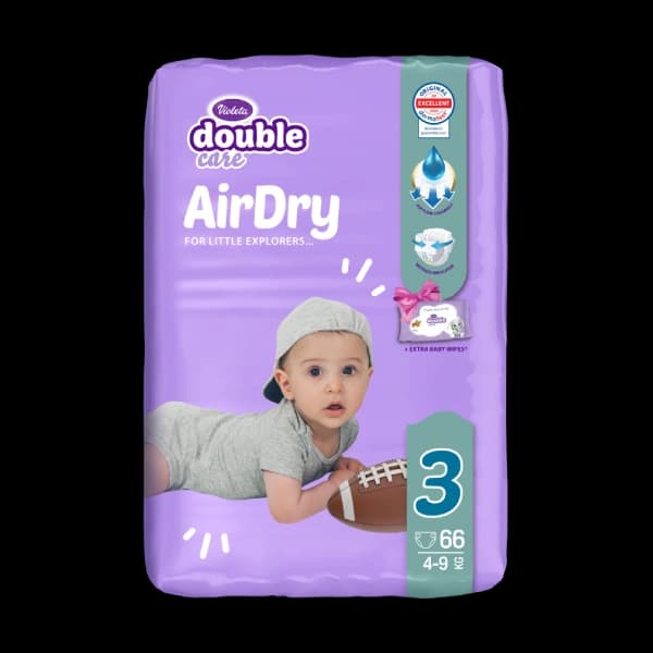 Dječje pelene Violeta Double Care 1 pakiranje Akcija u trgovini Spar
