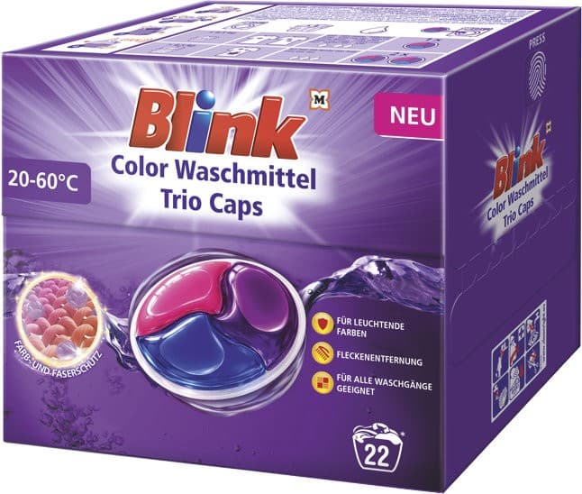 Blink Trio Caps kapsule za pranje rublja Akcija u trgovini Mueller