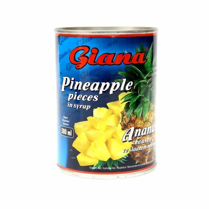 Giana Kompot ananas kocke 565 g - ocijeđene mase 340 g Akcija u trgovini Gavranović