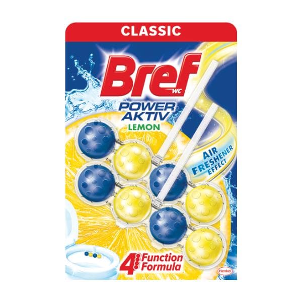 Bref osvježivač za wc power aktiv lemon 2x50g Akcija u trgovini 365 Market