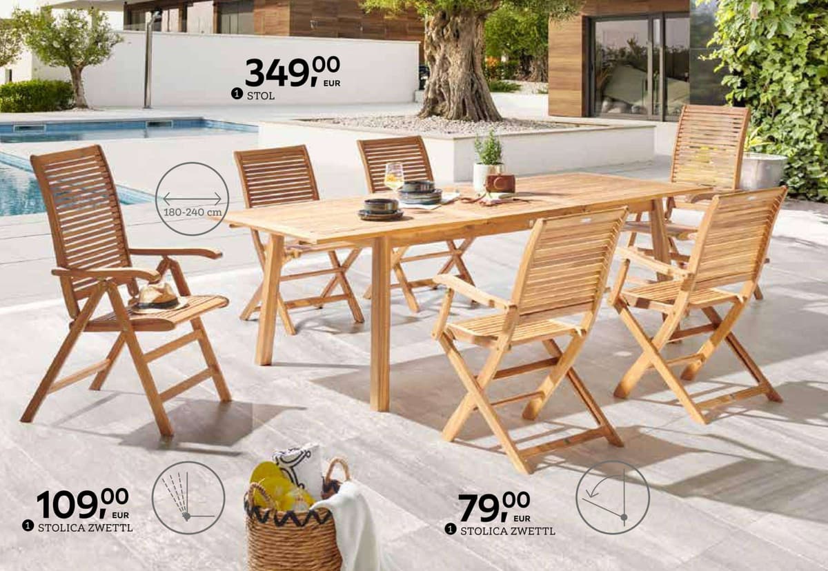 Stol ambia.garden Akcija u trgovini Lesnina
