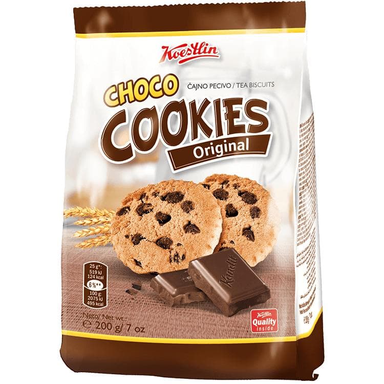 Koestlin Keks Choco Cookies 200 g Akcija u trgovini Studenac