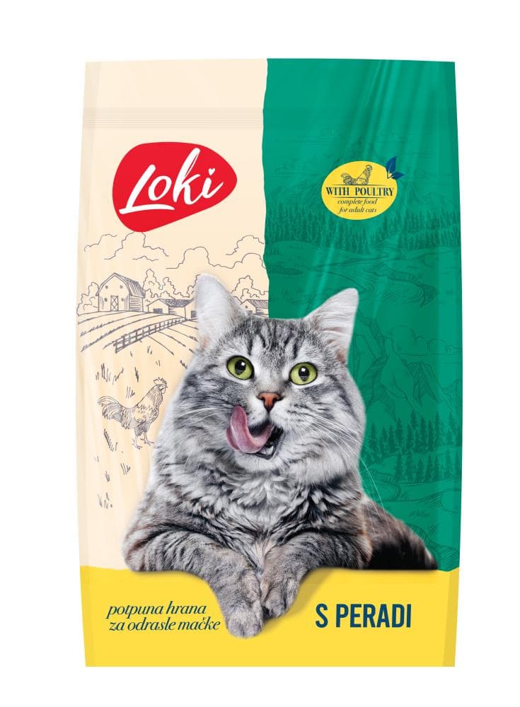Hrana za mačke Loki piletina 1 kg Akcija u trgovini Boso