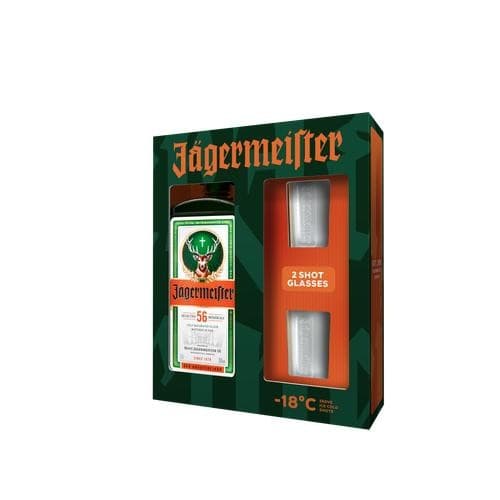 Jägermeister poklon paket 0,7 L + 2 čaše Akcija u trgovini KTC