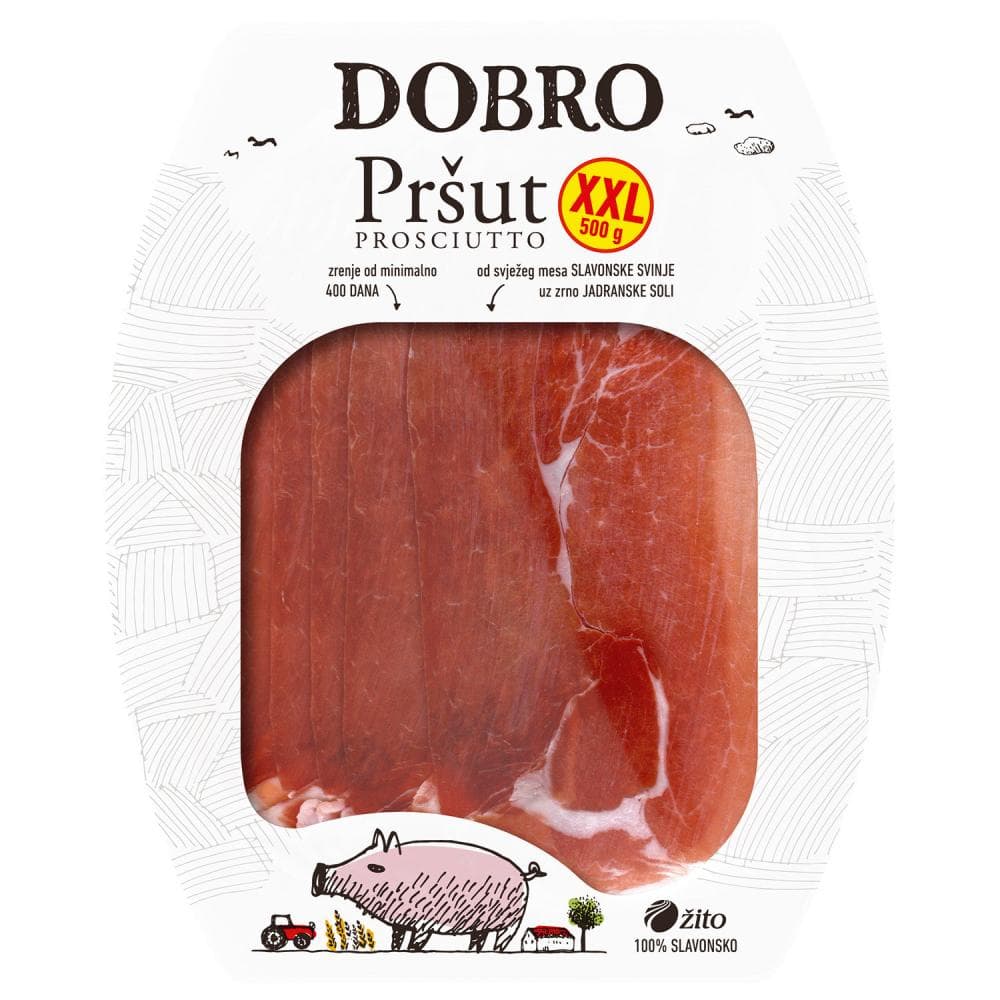 Pršut narezak Dobro 500 g Akcija u trgovini Spar