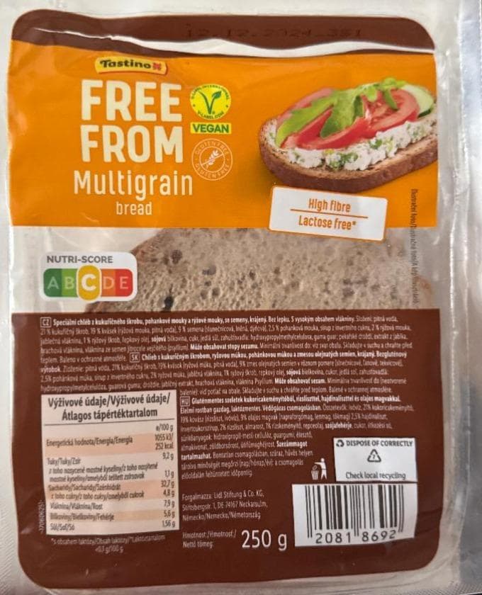 Multigrain 250g: Akcija i Cijena (Lidl) od 28.08 | NajCijena.hr