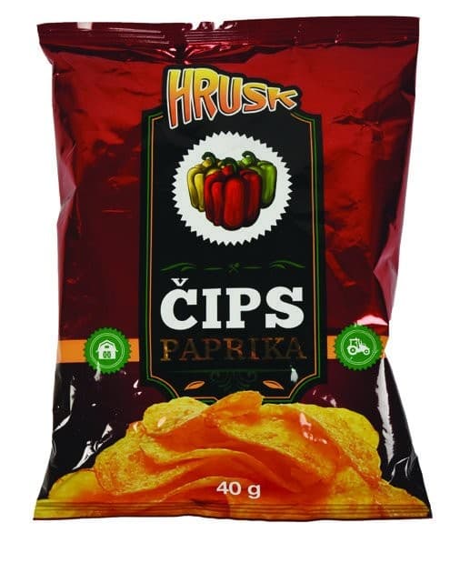 Hrusk čips slani, paprika 40 g Akcija u trgovini 365 Market