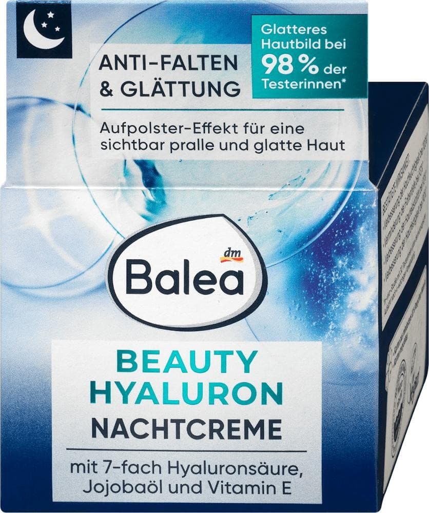 Balea Beauty Hyaluron noćna krema s hijaluronom 50ml Akcija u trgovini Dm