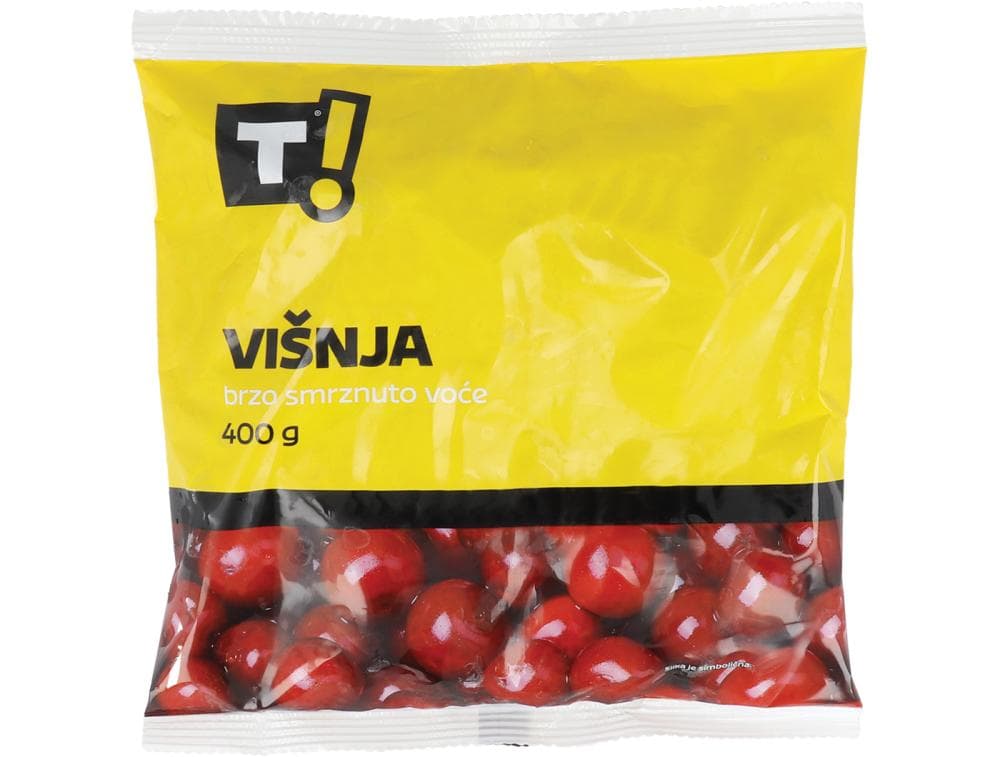 T! višnja 400 g Akcija u trgovini Tommy