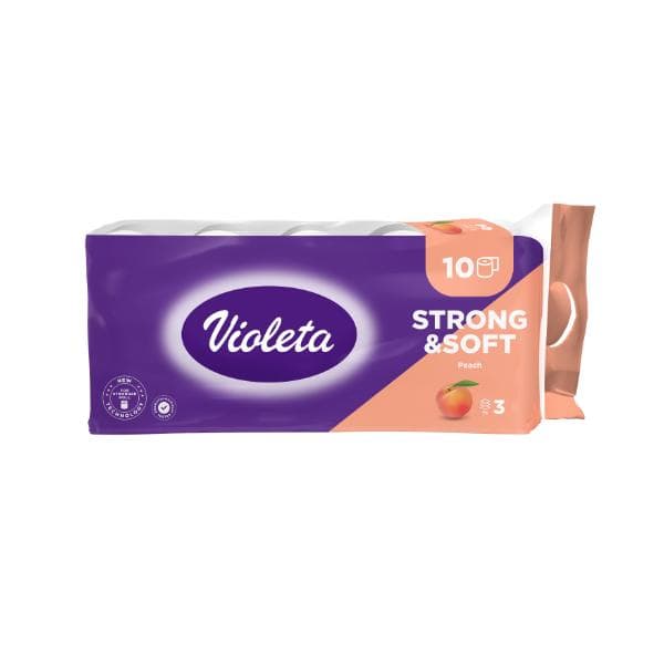 Violeta toaletni papir Strong & soft 10 rola Akcija u trgovini Trgovina Krk