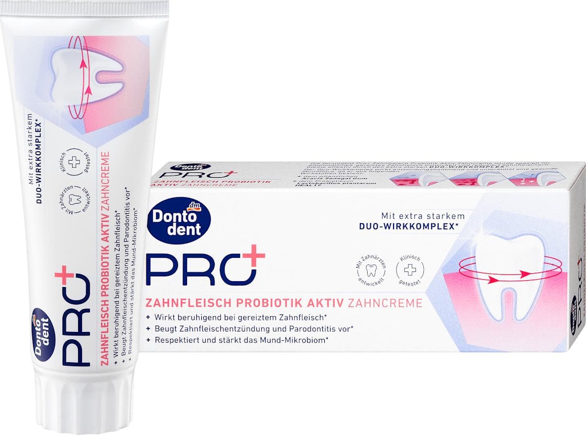 Dontodent Pro+ pasta za zube Probiotik Aktiv 75 ml Akcija u trgovini Dm