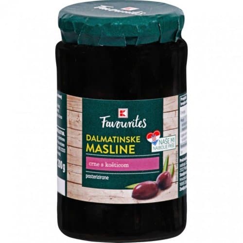 Favourites dalmatinske masline 370 g Akcija u trgovini Kaufland