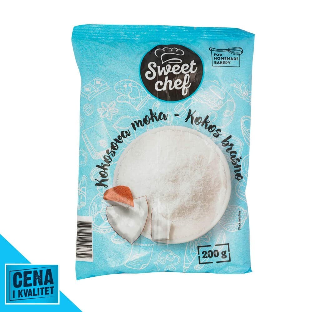 Sweet Chef kokos brašno 200 g Akcija u trgovini Konzum