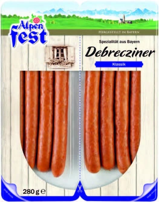 Alpenfest Debreciner kobasice 280 g Akcija u trgovini Lidl