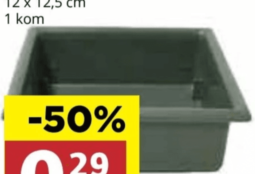 Posuda za spužvu 1 kom Akcija u trgovini Ribola