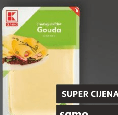Gouda ili Edamer rezani sir 150 g Classic Akcija u trgovini Kaufland