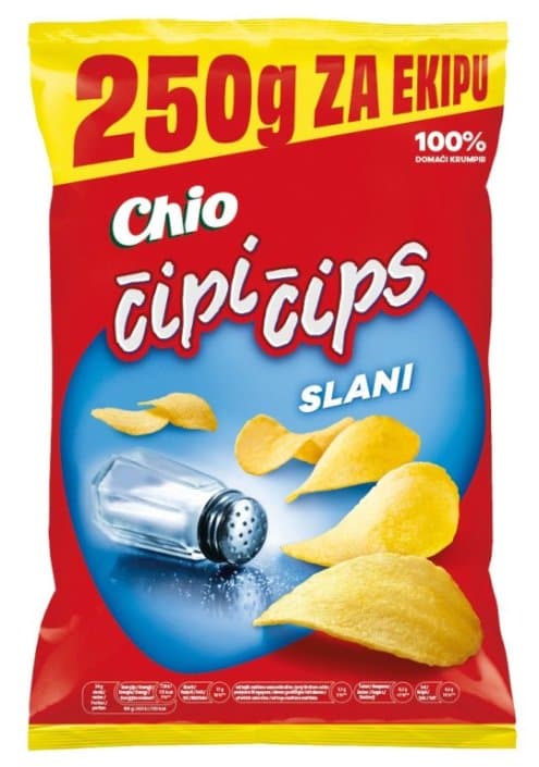 Chio Čips Čipi 250 g Akcija u trgovini Pevex
