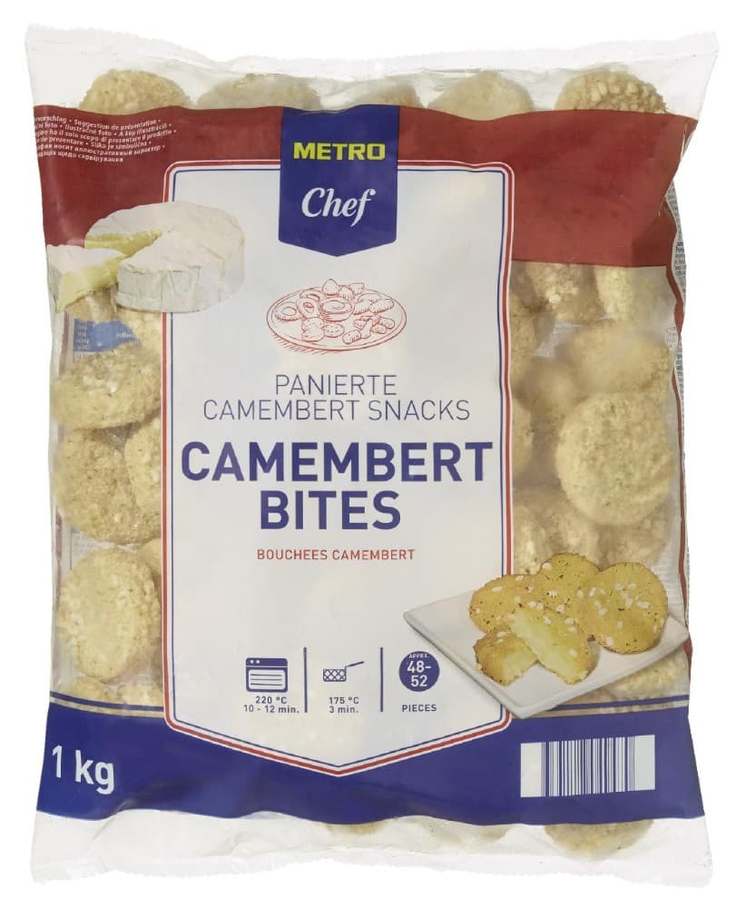 Metro Chef Camembert Bites 1 kg Akcija u trgovini Metro