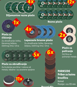 PARKSIDE dijamantne rezne ploče