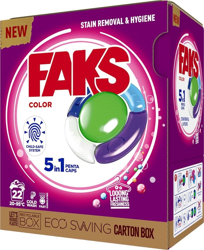 Faks Deterdžent Color 5u1 2x36 KOM Akcija u trgovini Kaufland
