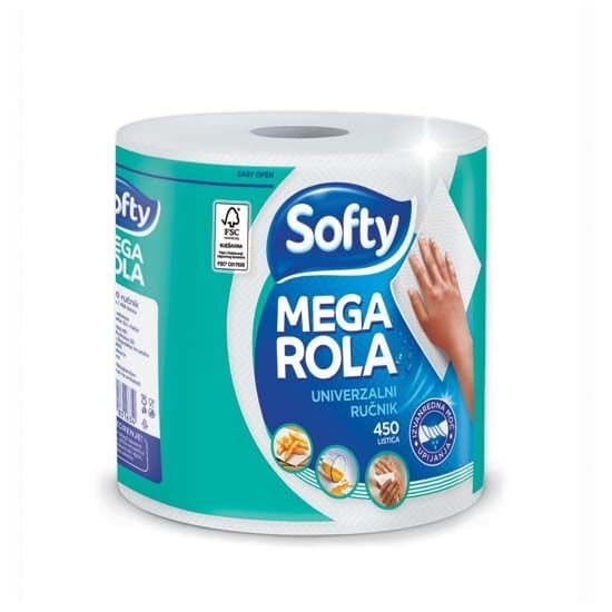 Softy kuhinjski ručnici 450 listića Akcija u trgovini Plodine