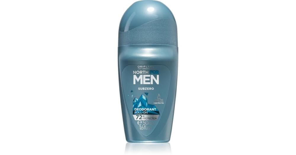 North For Men Subzero roll-on dezodorans 50 ml Akcija u trgovini Oriflame