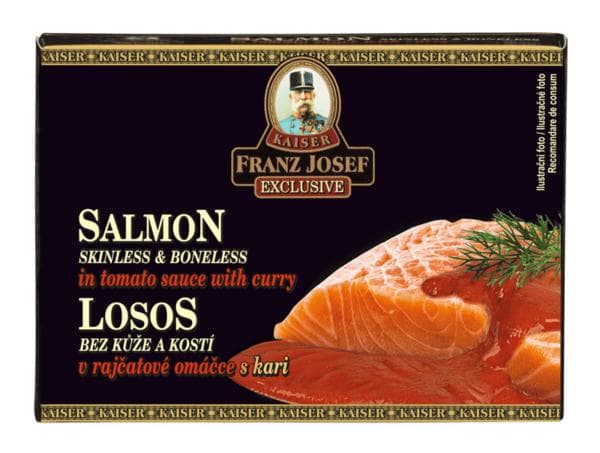 Losos Franz Josef u umaku od rajčice s curryem 110 g Akcija u trgovini Bakmaz