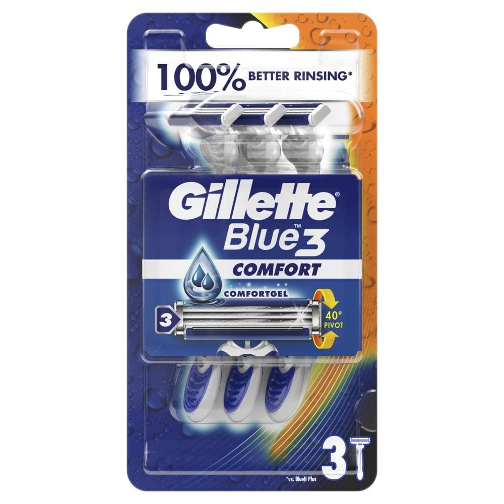 Jednokratne britvice Gillette Blue 3 3 kom / pak Akcija u trgovini KTC